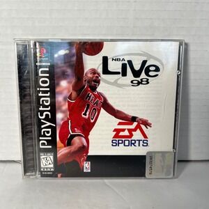 NBA Live 98 Sony PlayStation 1 PS1 1997 Basketball EA Sports SLUS-00523